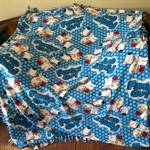 Family Guy Blue Fleece Blanket